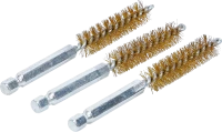 Sárgarézkefe | 12 mm | 6,3 mm (1/4") | 3 darabos