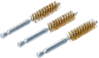 Sárgarézkefe | 13 mm | 6,3 mm (1/4") | 3 darabos