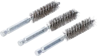 Acélkefe | 14 mm | 6,3 mm (1/4") | 3 darabos