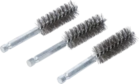 Acélkefe | 18 mm | 6,3 mm (1/4") | 3 darabos