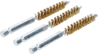 Sárgarézkefe | 9 mm | 6,3 mm (1/4") | 3 darabos