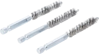 Acélkefe | 9 mm | 6,3 mm (1/4") | 3 darabos