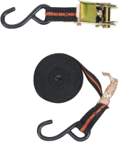Racsnis rakományrögzítő | 2 nehéz horoggal | 5 m x 24 mm