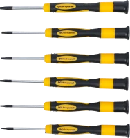 Műszerész csavarhúzó készlet | T-profil (Torx) | 6 darabos