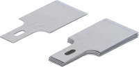 Tartalék kaparópengék a BGS 364-hez | 0,6 x 20 mm | 5 darabos