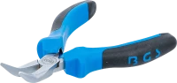 Elektronikai csípőfogó | hajlított | rugóval | 138 mm