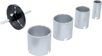 Csempe körkivágó készlet | 33 - 73 mm | 6 darabos