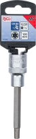 Behajtófej | Hossz 100 mm | 12,5 mm (1/2") | Ékprofil (RIBE) M7