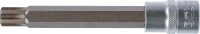 Behajtófej | Hossz 140 mm | 12,5 mm (1/2") | Ékprofil (RIBE) M14