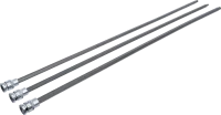 Behajtófej-készlet | Hossz 800 mm | négyszögletű 12,5 mm (1/2") | belső fogazású (XZN) | VAG | 3 darabos