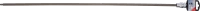 Behajtófej | hossz 800 mm | négyszögletű 12,5 mm (1/2") | (XZN) M8 | VAG