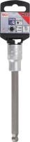 Behajtófej | Hossz 140 mm | 12,5 mm (1/2") | Belső hatszögletű gömbfejes 10 mm