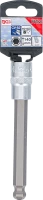 Behajtófej | Hossz 140 mm | 12,5 mm (1/2") | Belső hatszögletű gömbfejes 12 mm