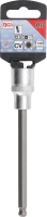 Behajtófej | Hossz 140 mm | 12,5 mm (1/2") | Belső hatszögletű gömbfejes 8 mm