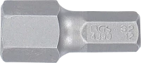 Behajtófej | Hossz 30 mm | Külső hatszögletű 8 mm (5/16") | Belső hatszögletű 12 mm