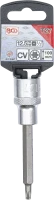 Behajtófej | Hossz 100 mm | 12,5 mm (1/2") | T-profil (Torx) T27
