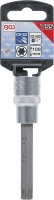Behajtófej | Hossz 100 mm | 12,5 mm (1/2") | T-profil (Torx) T55