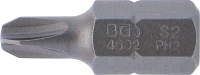 Behajtófej | Hossz 30 mm | Külső hatszögletű 10 mm (3/8") | csillag PH3