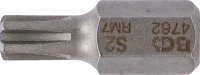 Behajtófej | Hossz 30 mm | Külső hatszögletű 10 mm (3/8") | Ékprofil (RIBE) M7