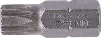 Behajtófej | Hossz 30 mm | Külső hatszögletű 10 mm (3/8") | (XZN) M10
