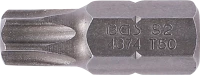 Behajtófej | Hossz 30 mm | Külső hatszögletű 10 mm (3/8") | T-profil (Torx) T50