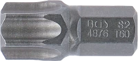 Behajtófej | Hossz 30 mm | Külső hatszögletű 10 mm (3/8") | T-profil (Torx) T60