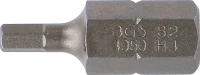 Behajtófej | Hossz 30 mm | Külső hatszögletű 10 mm (3/8") | Belső hatszögletű 4 mm