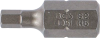 Behajtófej | Hossz 30 mm | Külső hatszögletű 10 mm (3/8") | Belső hatszögletű 5 mm
