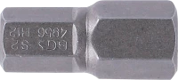 Behajtófej | Hossz 30 mm | Külső hatszögletű 10 mm (3/8") | Belső hatszögletű 12 mm