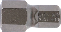 Behajtófej | Hossz 30 mm | Külső hatszögletű 10 mm (3/8") | Belső hatszögletű 14 mm