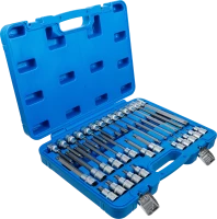 Behajtófej-készlet | 12,5 mm (1/2") | T-profil (Torx) | 32 darabos