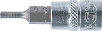 Behajtófej | 6,3 mm (1/4") | TS-profil (Torx Plus) TS10 furattal
