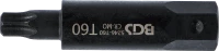 Behajtófej | Hossz 100 mm | Külső hatszögletű 22 mm | T-profil (Torx) T60