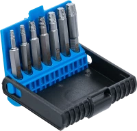 Csavarkiszedő készlet | hibás T-profilhoz (Torx) T10 - T40 | 7 darabos