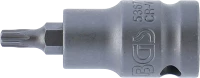 Levegős dugókulcs | Hossz 55 mm | 12,5 mm (1/2") | T-profil (Torx) T27