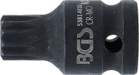 Levegős dugókulcs | Hossz 43 mm | 12,5 mm (1/2") | (XZN) M16