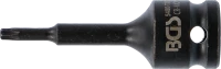 Levegős dugókulcs | Hossz 75 mm | 12,5 mm (1/2") | T-profil (Torx) T25