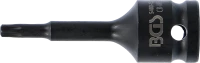 Levegős dugókulcs | Hossz 75 mm | 12,5 mm (1/2") | T-profil (Torx) T30