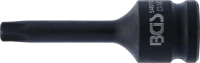 Levegős dugókulcs | Hossz 75 mm | 12,5 mm (1/2") | T-profil (Torx) T50