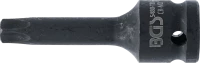 Levegős dugókulcs | Hossz 75 mm | 12,5 mm (1/2") | T-profil (Torx) T55