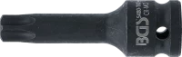 Levegős dugókulcs | Hossz 75 mm | 12,5 mm (1/2") | T-profil (Torx) T60