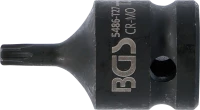 Levegős dugókulcs | Hossz 42 mm | 12,5 mm (1/2") | T-profil (Torx) T27
