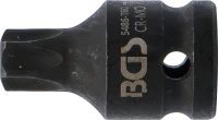 Levegős dugókulcs | Hossz 42 mm | 12,5 mm (1/2") | T-profil (Torx) T60