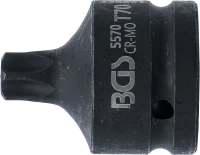 Levegős dugókulcs | Hossz 60 mm | 20 mm (3/4") | T-profil (Torx) T70