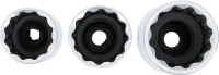 Gyújtógyertya-kulcs készlet, tizenkétszögletű | 10 mm (3/8") | 14 - 16 - 18 mm | 3 darabos