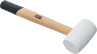 Gumikalapács | üvegszálas nyél | fehér fejű | Ø 64 mm | 750 g