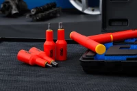 VDE-behajtófej készlet | 12,5 mm (1/2") | T-profil (Torx) T20 - T55 | 10 darabos