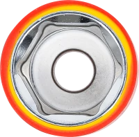 VDE dugókulcs hatszögletű | 12,5 mm (1/2") | 27 mm