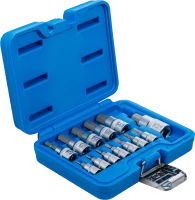 Behajtófej-készlet | 6,3 mm (1/4") / 10 mm (3/8") / 12,5 mm (1/2") | Belső hatszögletű 2 - 14 mm | 13 darabos