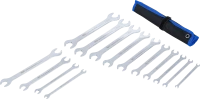 Villáskulcskészlet | extra lapos | 6 - 22 mm, 1/4" - 3/4" | 14 darabos